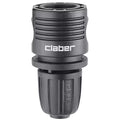 Raccord automatique plastique Claber Ø 13 x 16mm
