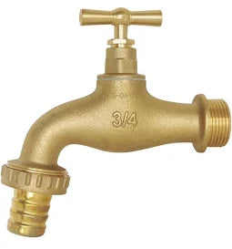 Robinet de puisage jardin Ø 3/4" NEZ 3/4"